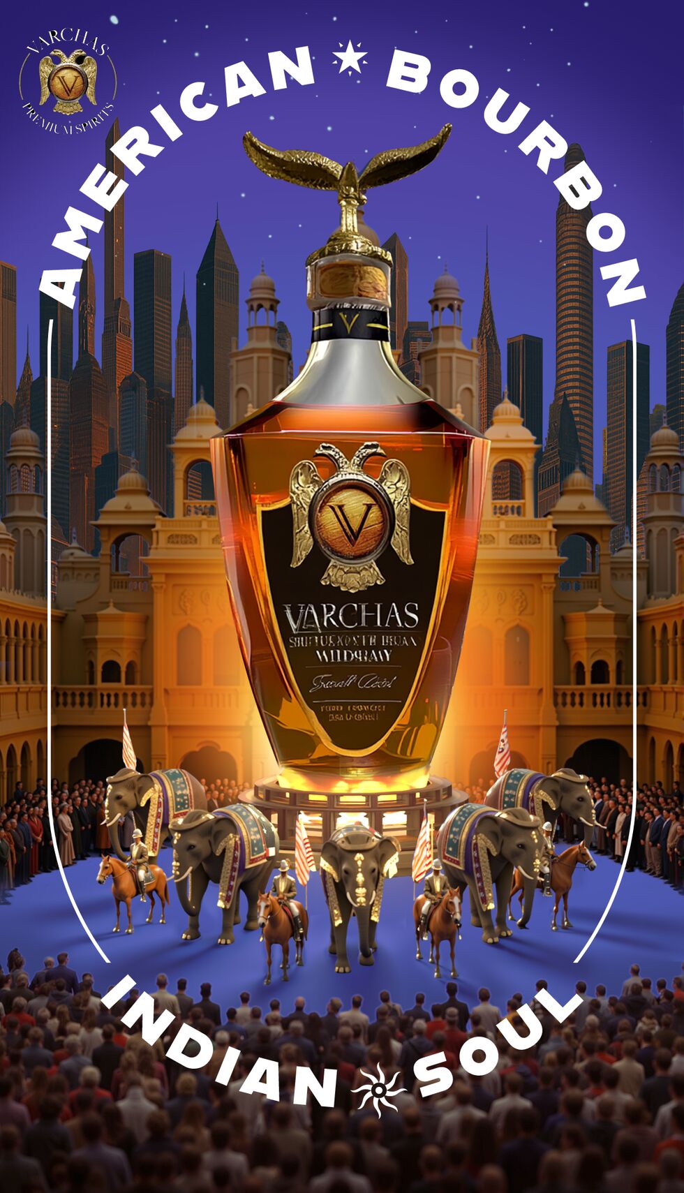 Varchas Bourbon — American Bourbon, Indian Soul key visual